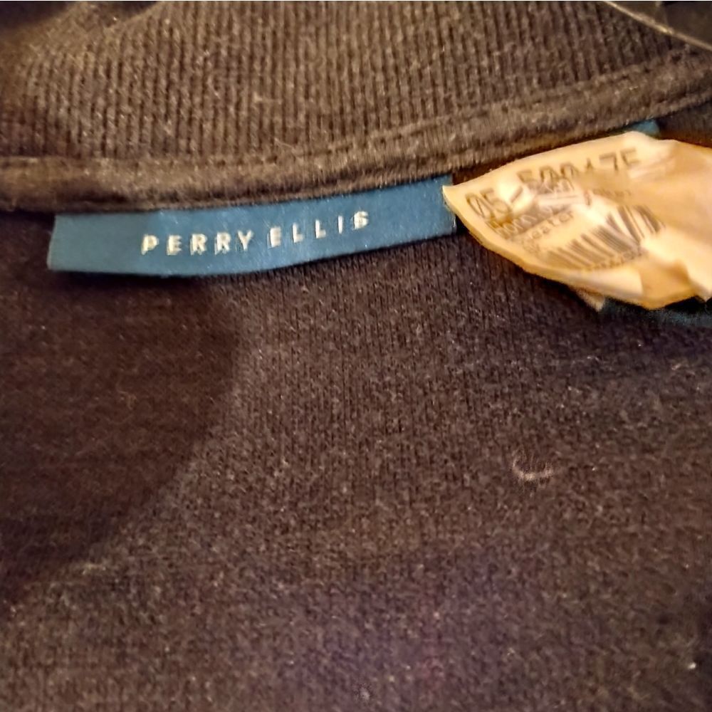 Perry Ellis Heathered Knit Jacket - Picture 7 of 7